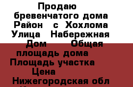 Продаю 1/2 бревенчатого дома › Район ­ с. Хохлома › Улица ­ Набережная › Дом ­ 4 › Общая площадь дома ­ 60 › Площадь участка ­ 18 › Цена ­ 400 000 - Нижегородская обл., Ковернинский р-н, Хохлома с. Недвижимость » Дома, коттеджи, дачи продажа   . Нижегородская обл.